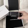 EMPORIO ARMANI/阿玛尼官方旗舰【礼物】男士商务板扣腰带宽3.5CM 84372-黑色-板扣 晒单实拍图
