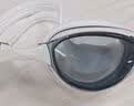 李宁LI-NING泳镜防水防雾男女高清游泳眼镜平光游泳镜LNJT224-6极光白 实拍图