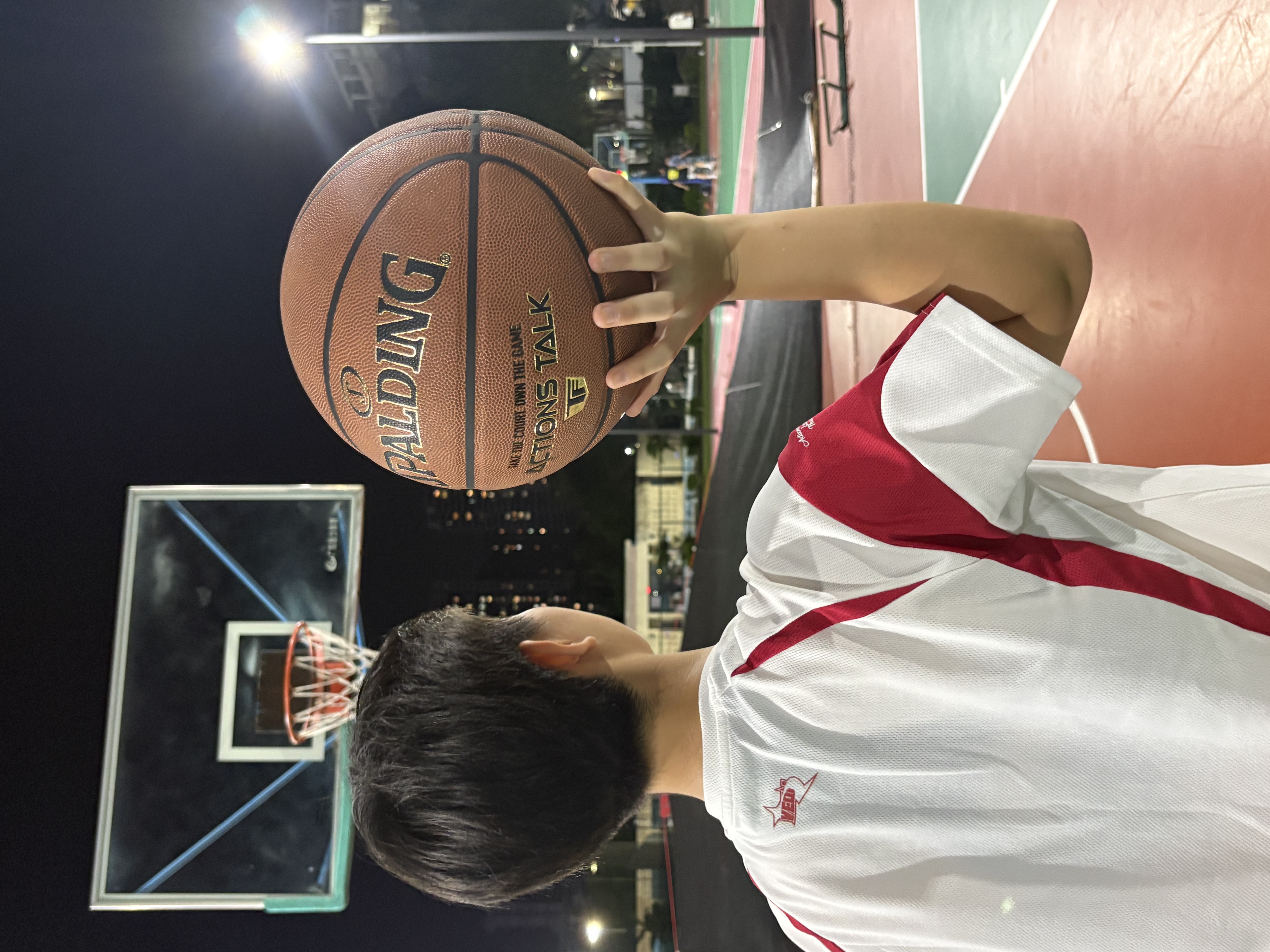 斯伯丁（SPALDING）篮球TF系列类牛皮手感室外水泥地高弹耐磨青少年成人7号赛事用球 实拍图