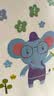 墨斗鱼墙贴画 动物乐园 创意卡通动物贴纸 墙壁遮丑装饰 实拍图