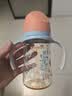 贝亲（Pigeon）PPSU双把手防胀气奶瓶240ml 丛林小兔 M号奶嘴 3月+ AA218 实拍图