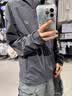 迪卡侬（DECATHLON）户外防晒衣防紫外线风衣外套男凉感透气防晒防泼水 upf500+ H900 黑色 M 实拍图