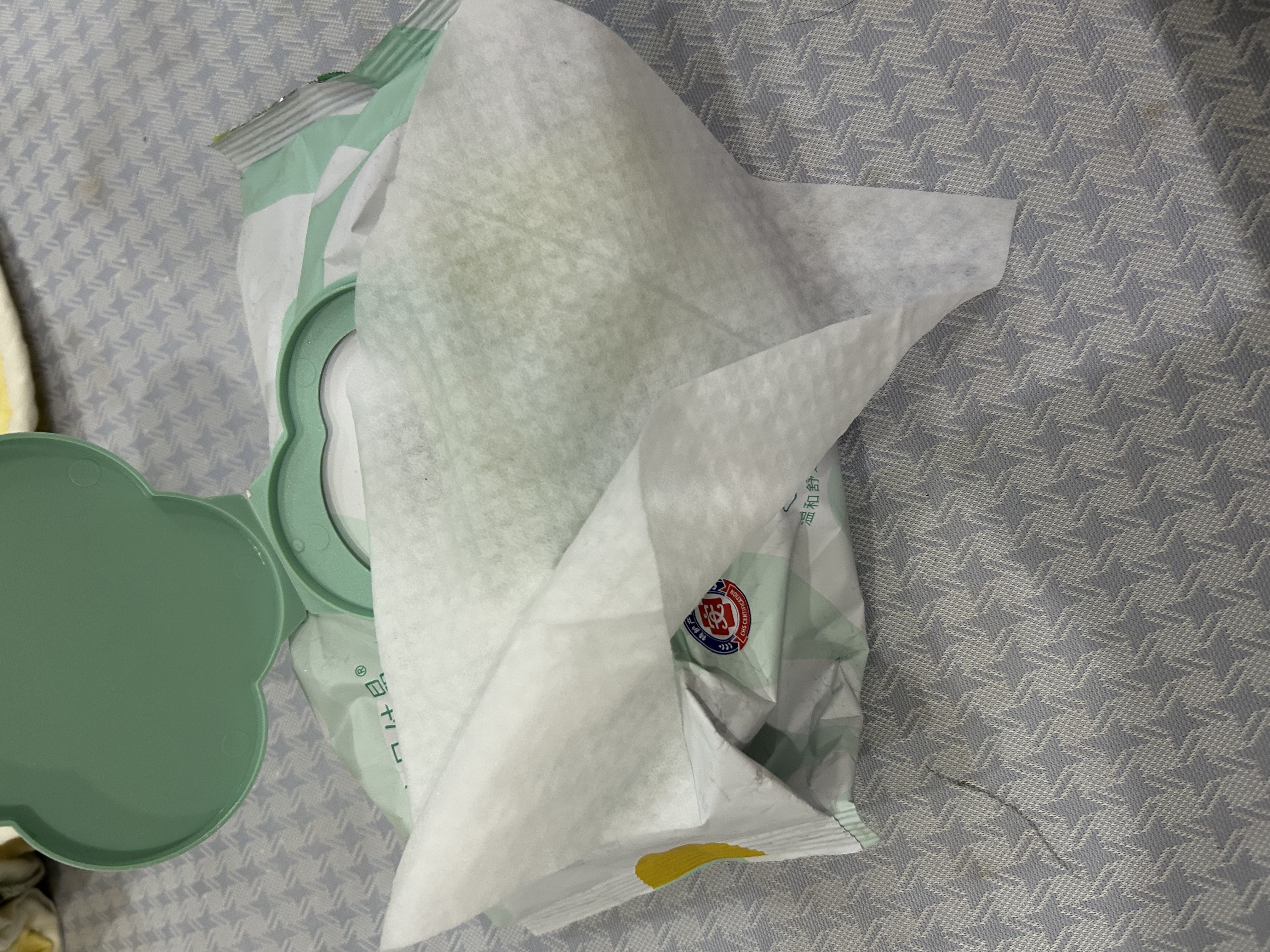 十月结晶婴儿湿巾 80抽*12包新生儿宝宝专用手口湿纸巾加柔加厚滋润洁净 实拍图