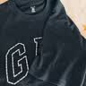 盖璞Gap男女装2026秋季新款纯棉logo字母宽松短袖T恤百搭上衣 浅灰色 868224 2XL (185/104A)亚洲尺码 实拍图