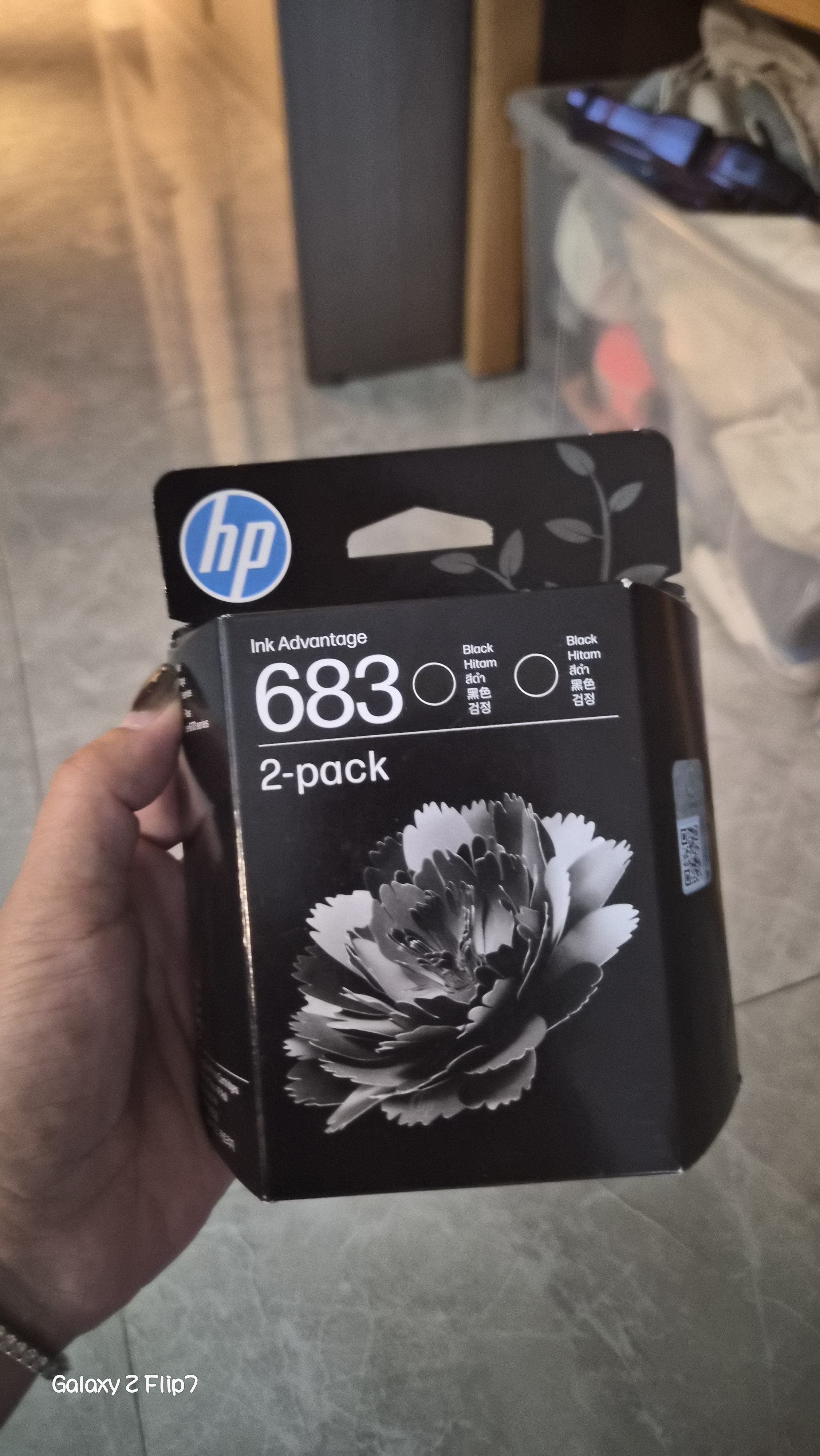 惠普（HP）683原装墨盒 适用hp deskJet Plus Ink Advantage 6178打印机 双黑墨盒 实拍图