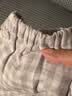 MUJI[自营限定款]女士无侧缝 双层纱织睡衣 纯棉家居服 薰衣草色 L 实拍图