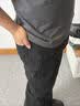 举风怪兽实验室柳叶弯刀牛仔裤男款胖子大码腿粗屁股大直筒微喇叭裤子 黑色 【高品质】 4XL 建议180-200斤收藏加购优先 实拍图