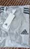 adidas纯棉休闲三条纹针织运动圆领正肩短袖T恤上衣男夏阿迪达斯   中麻灰   S 实拍图