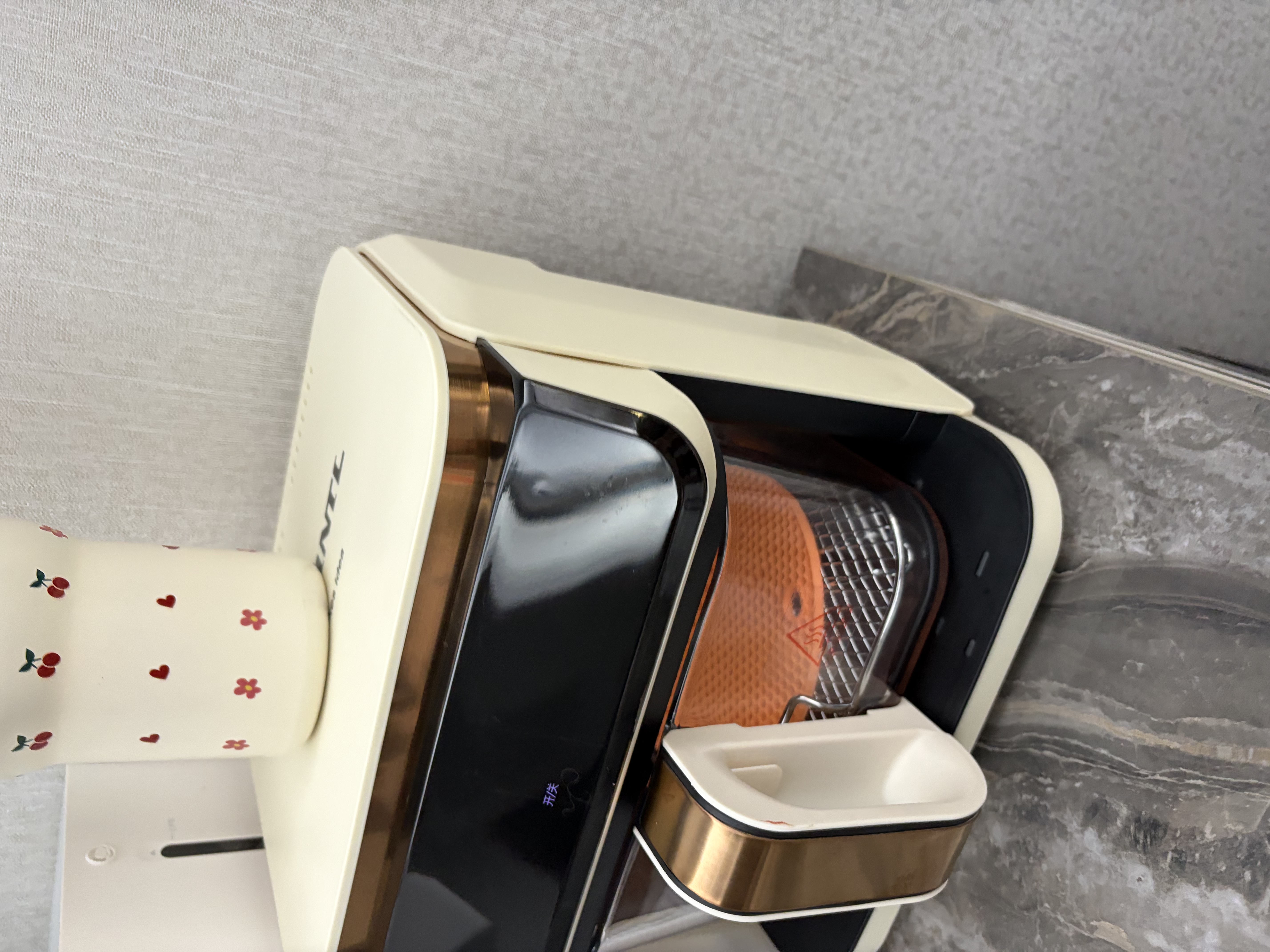 APIXINTL日本安本素空气炸锅家用 6L大容量免翻面 蒸汽嫩炸全景可视化全玻璃炸篮一体机 实拍图
