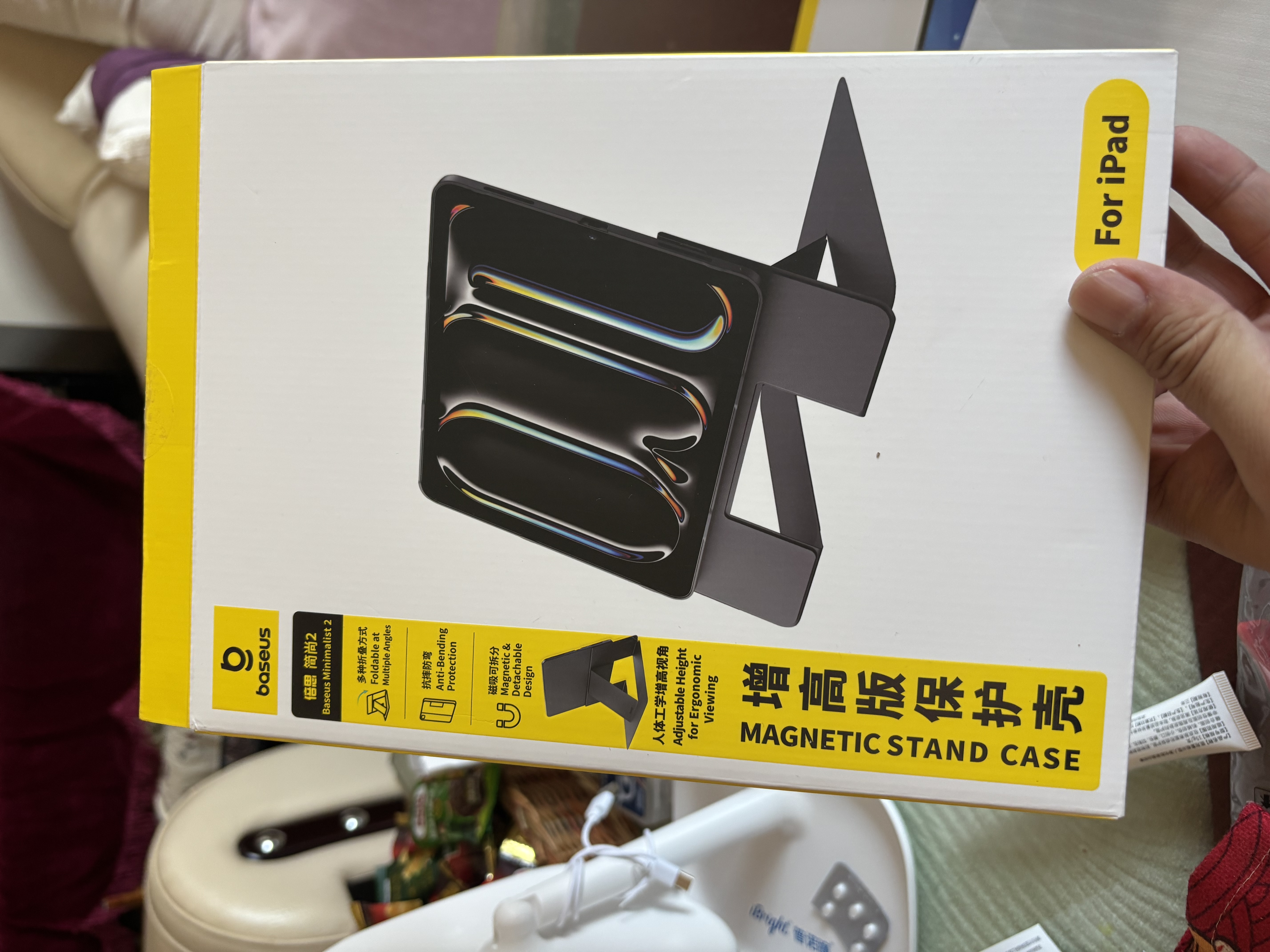 倍思iPadair7/6保护壳苹果平板保护套【增高设计 | 磁吸可拆】适用2025款iPadAir7/6/5/4-11/10.9英寸 实拍图