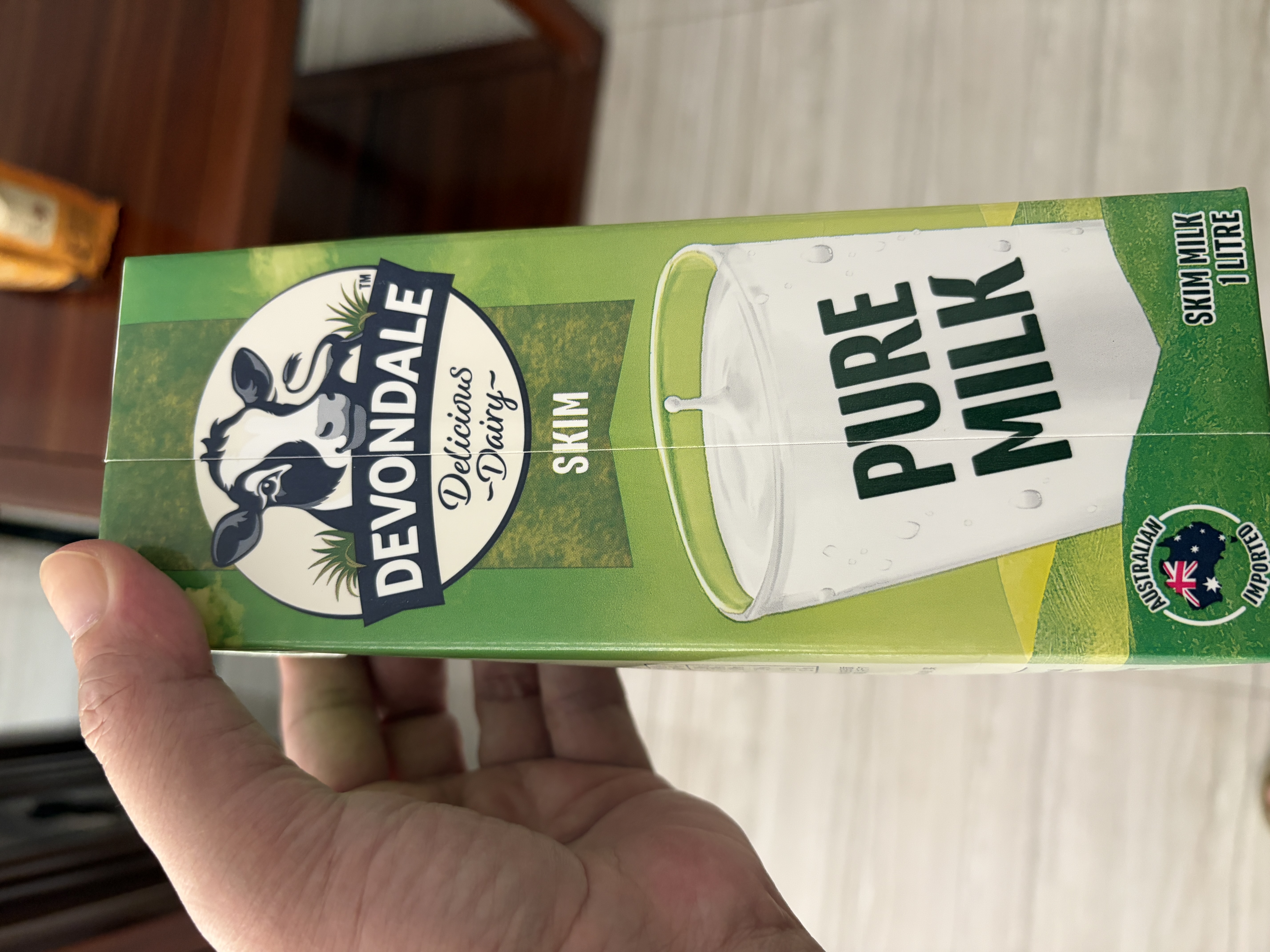 德运（Devondale）脱脂纯牛奶1L*10盒/整箱澳洲进口高钙牛奶0脂肪早餐奶中秋礼品 实拍图