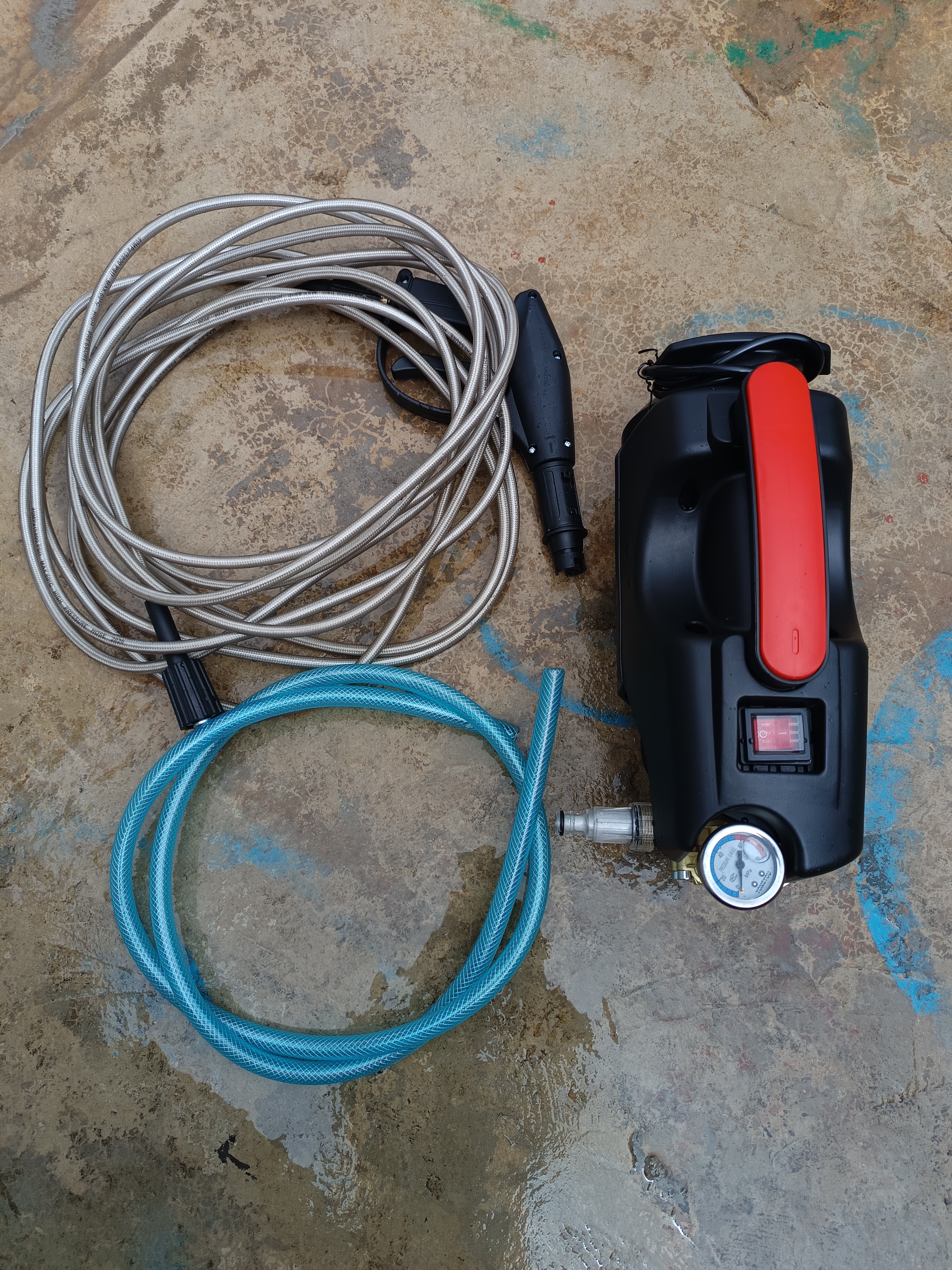 黑猫水手洗车机家用220V大功率 电动高压强力水枪全套刷车工具 清洗机神器 2800W 高功率版-10米防爆管/短枪 实拍图