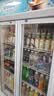 新飞 （Frestec）展示柜冷藏保鲜柜酒水饮料冰柜双开门冷藏柜酒店冷藏保鲜柜超市直冷玻璃门风冷无霜冰箱立式冷柜 小双门蓝白588L【直冷省电】【限时直降】1米 实拍图