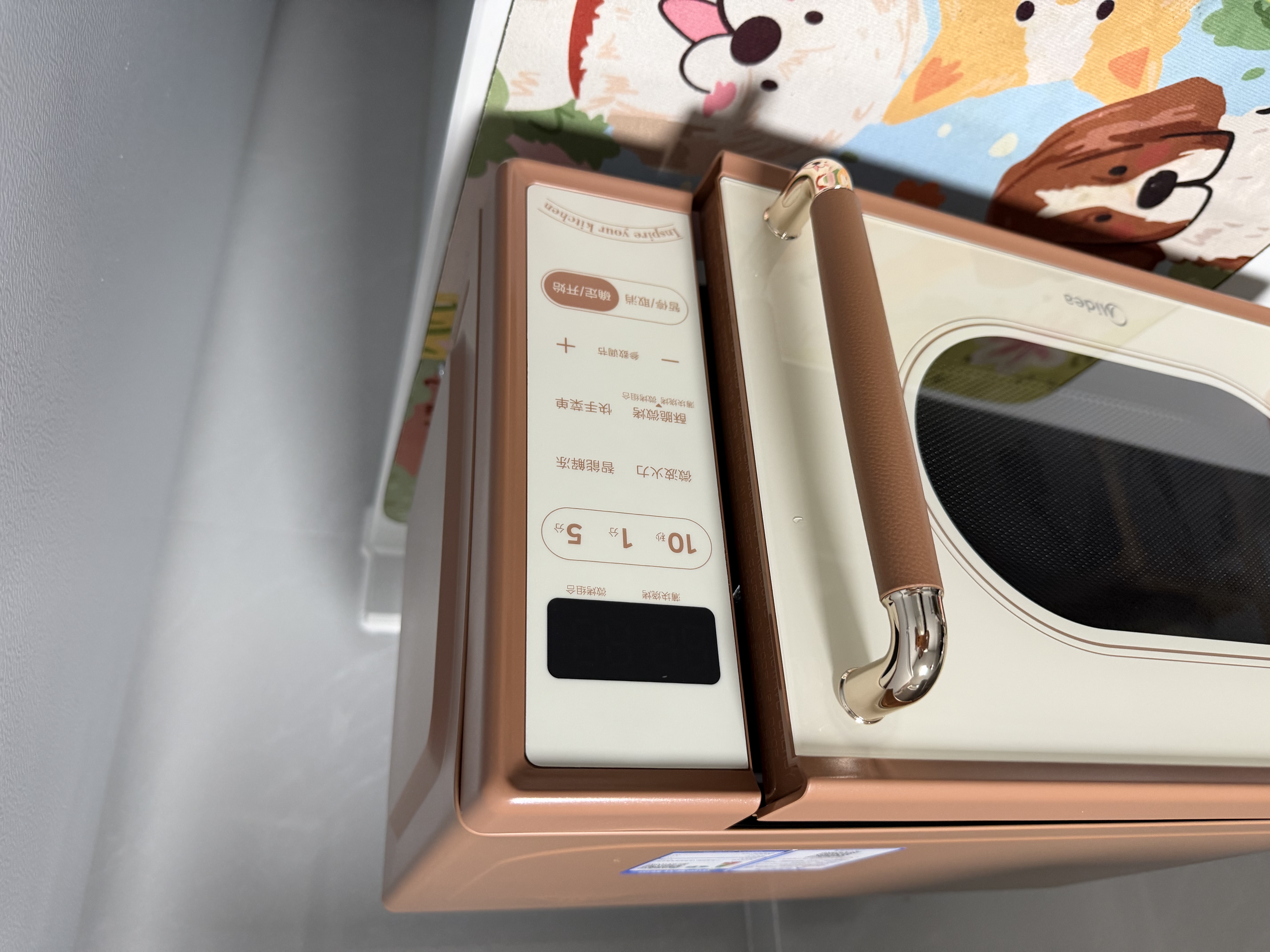 美的（Midea）【厚皮橙同款】小滋味微波炉烤箱一体机小型家用微波炉光波一级能效平板变频复古美拉德风C1G2 实拍图