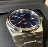 天梭（TISSOT）【官方授权店】 瑞士手表 新款PRX超级玩家系列复古男士防水男表 蓝盘钢带T137.410.11.041.00 晒单实拍图