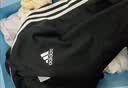adidas通勤休闲三条纹连帽夹克早秋外套卫衣男装阿迪达斯轻运动   黑色/白   2XL 实拍图