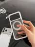 WiWU双气囊支点壳Q1适用iPhone18ProMax手机壳 通用iphone17promax保护套2026新款精孔全包磁吸 【雪松白】真气囊防摔|360°旋转支架|清爽冰透 iPhone17 Pr 实拍图