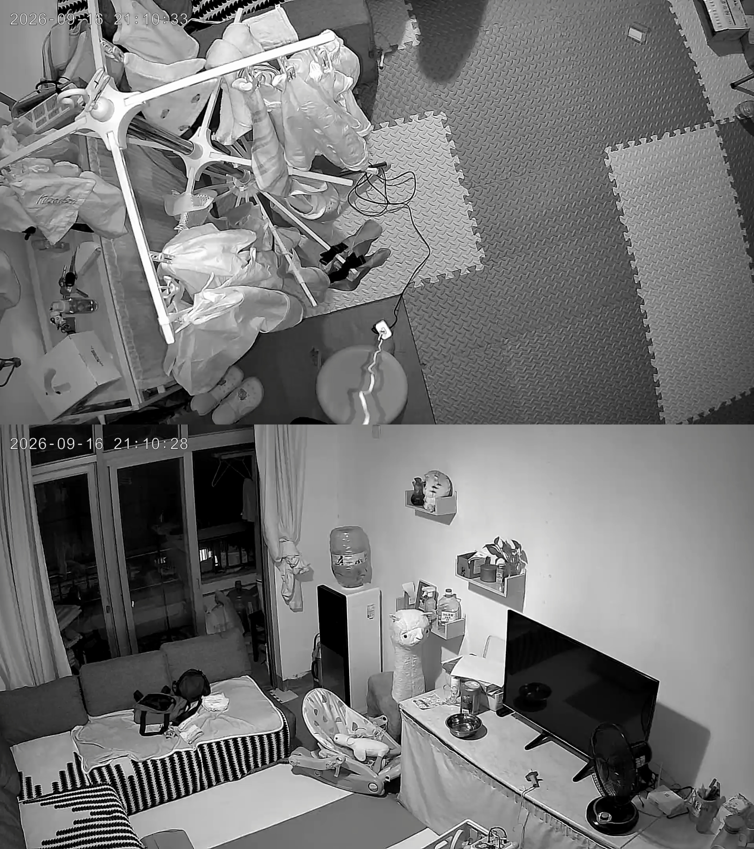 威视达康监控器360度无死角免插电免布线免打孔室内电池摄像头家用门口吸顶家庭楼道高清摄影头手机远程 实拍图
