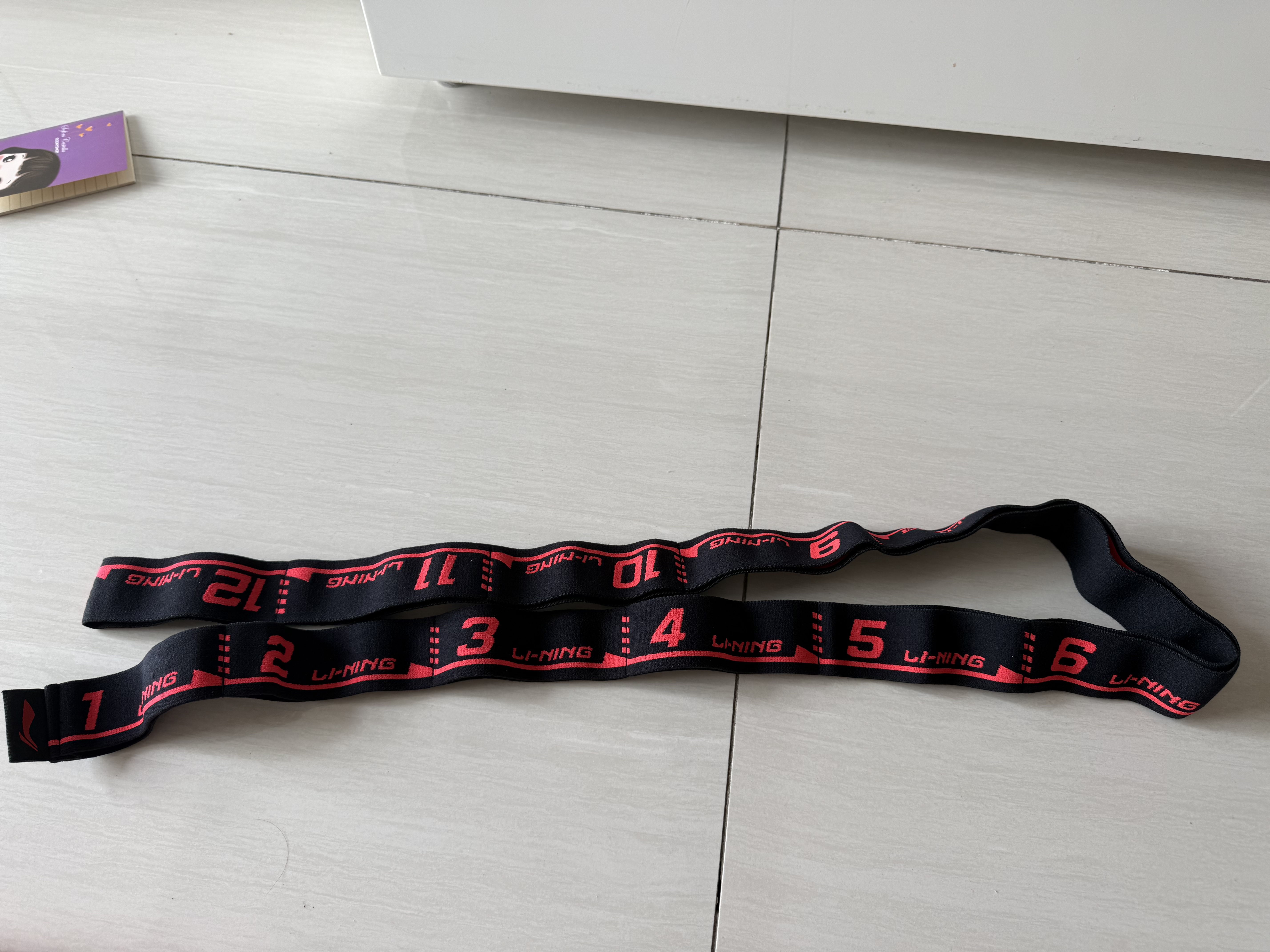 李宁弹力带抗阻增肌中老年人数字阻力带训练腿部力量弹性分段瑜伽伸展 实拍图
