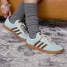 adidas「T头鞋」VL COURT CLASSIC板鞋德训鞋男女阿迪达斯轻运动 浅闪光蓝/棕色/淡绿 (推荐女生买小半码)   40 实拍图