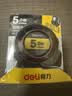 得力(deli)5m全包胶自锁钢卷尺 精准测量便携尺子 办公用品 79551 黑色 实拍图