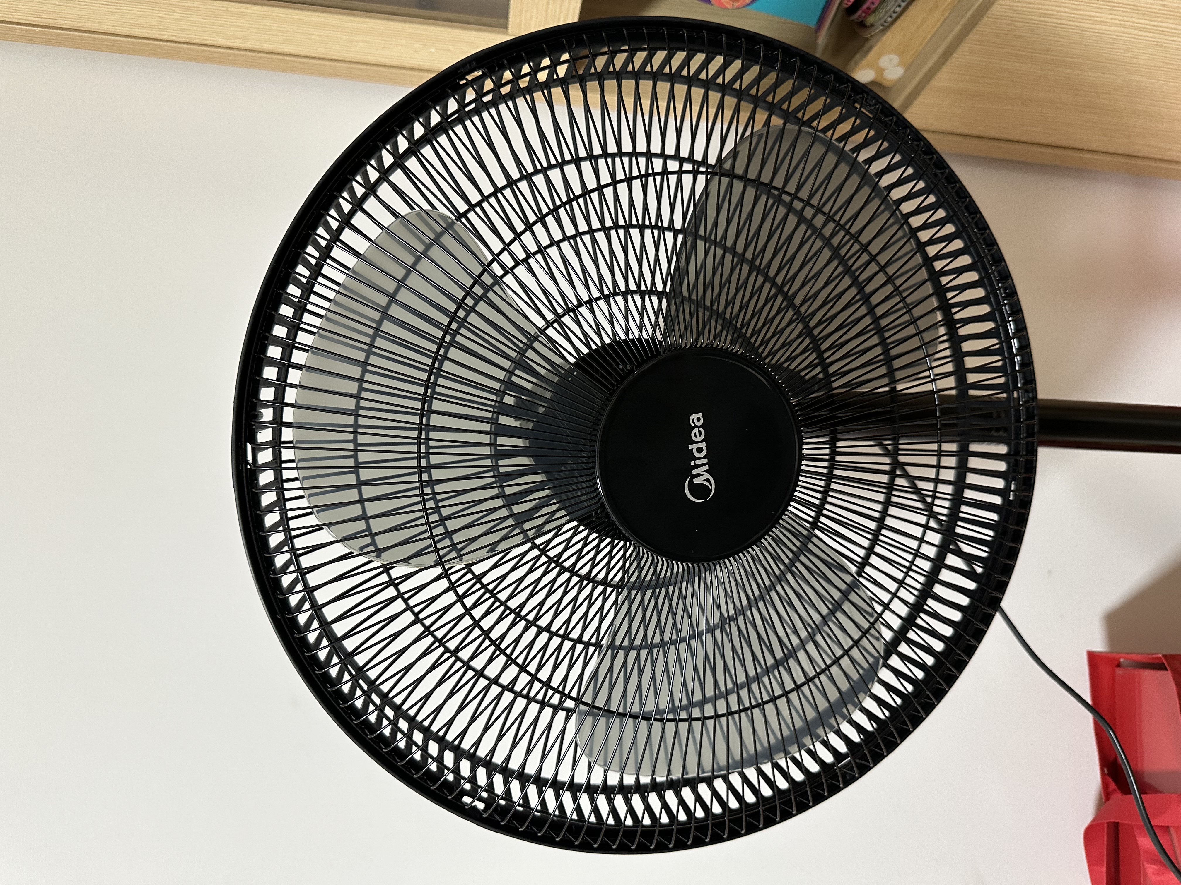 美的（Midea）电风扇三叶落地扇18寸落地电风扇16寸落地式风扇空气循环扇2026新款带遥控器3叶大风力节能低噪 18寸三叶二级能效机械款 实拍图