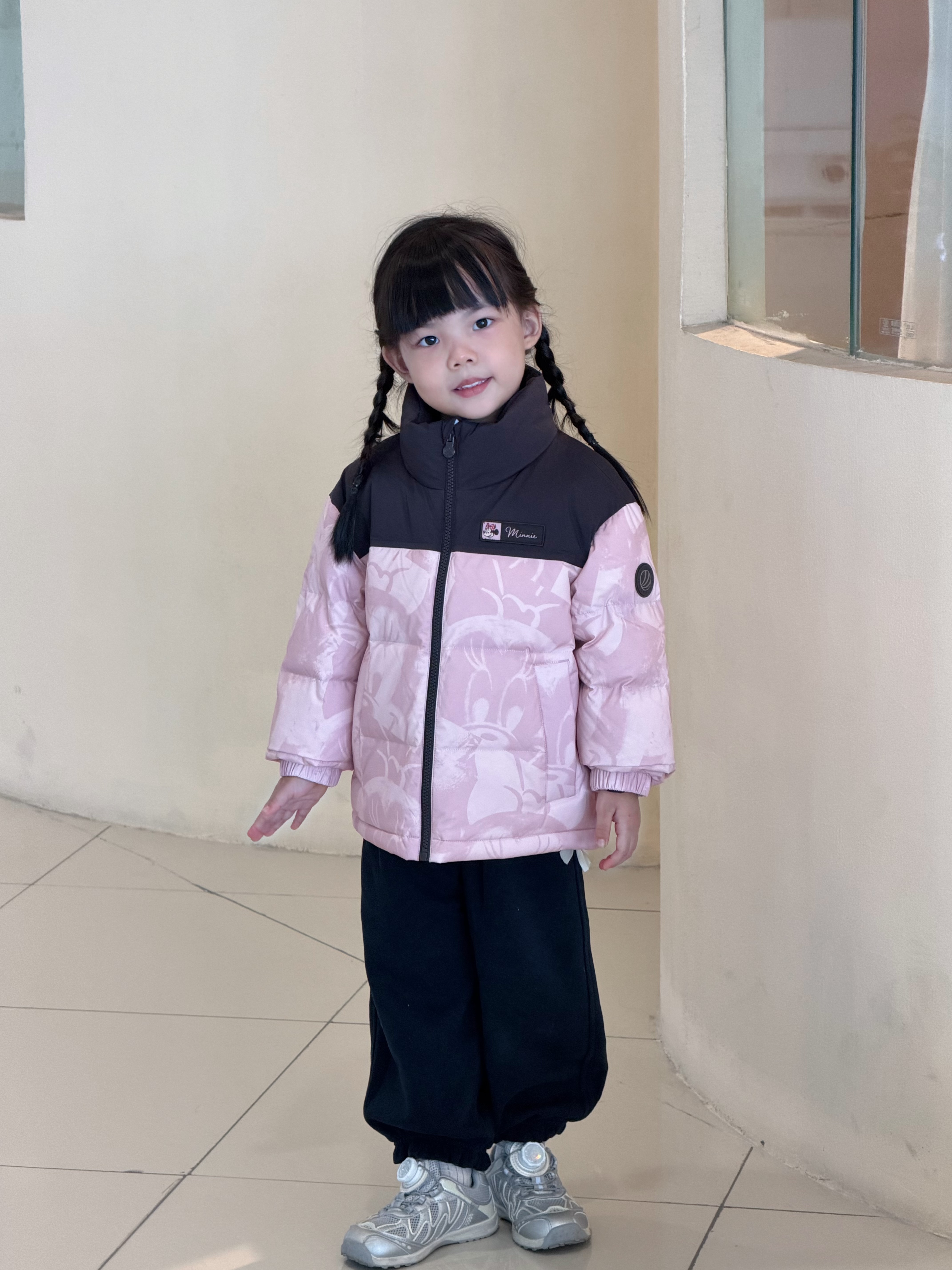波司登26年冬季男女儿童加厚时尚运动立领短款羽绒服外套T260246110 实拍图