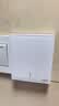 德力西浴霸开关 通用86型卫生间浴室多合一开关面板 五开翻盖白色 实拍图