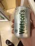 屈臣氏（Watsons）苏打水柠檬草味低糖0脂低卡饮料解腻调酒200mL*24罐整箱 实拍图