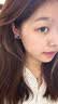 BJYL莫比乌斯耳钉男士2026新款磁吸无耳洞耳夹耳环痞帅潮流学生耳饰品 耳钉款单只(有耳洞拍） 实拍图
