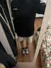 adidas休闲舒适三条纹立领夹克外套卫衣男装秋季阿迪达斯轻运动 黑色/白（推荐选大一码）   M 实拍图