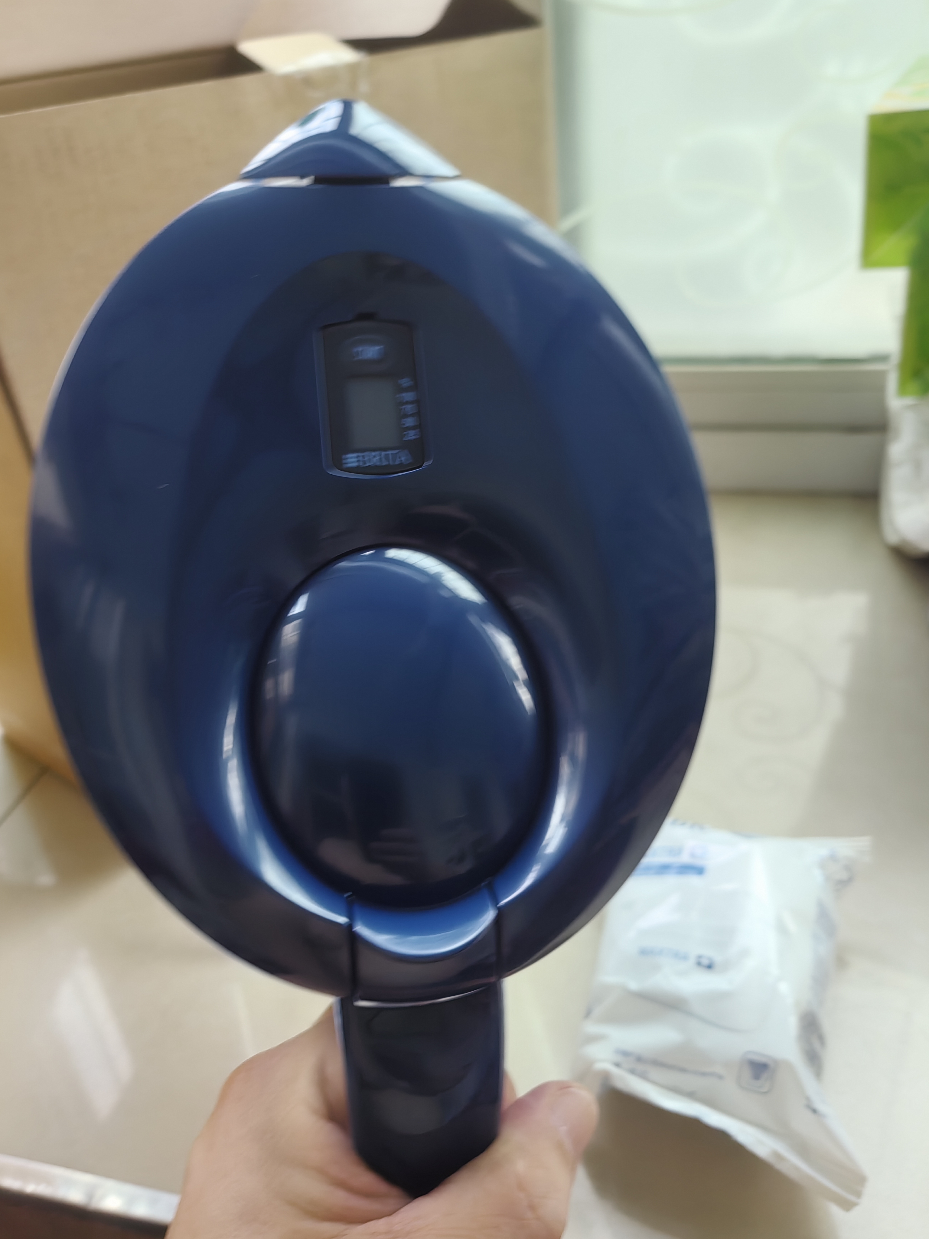 碧然德（BRITA） 过滤净水器 家用滤水壶 净水壶 海洋系列 3.5L蓝色 一壶6芯装 环保加固包装 实拍图