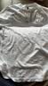 优衣库竹节纱V领T恤/短袖女装纯棉打底休闲百搭26春夏新款483460 483460/00白色 M 实拍图