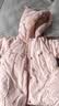 戴维贝拉（DAVE＆BELLA）女童棉服保暖连帽上衣加厚儿童外套冬装新款小童服装洋气宝宝棉衣 粉色【现货】 120 cm（建议身高110-120cm） 实拍图