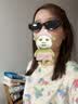 四万公里猫眼墨镜女款2026新款高级感方圆脸显脸小偏光镜防紫外线太阳眼镜 实拍图