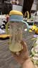 贝亲（Pigeon）防胀气 自然成长翻盖直饮吸管 大童奶瓶330ml 马戏团 18月+ AA279 实拍图