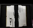 宏碁掠夺者（PREDATOR）48G(24G×2)套装 DDR5 6000频率 台式机内存条 Hermes冰刃系列 RGB灯条(C28) 白色 AI电脑配件 实拍图