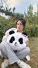 维尼小象大熊猫玩偶公仔包包双肩包斜挎包毛绒玩具背包送女生中秋节礼物 实拍图