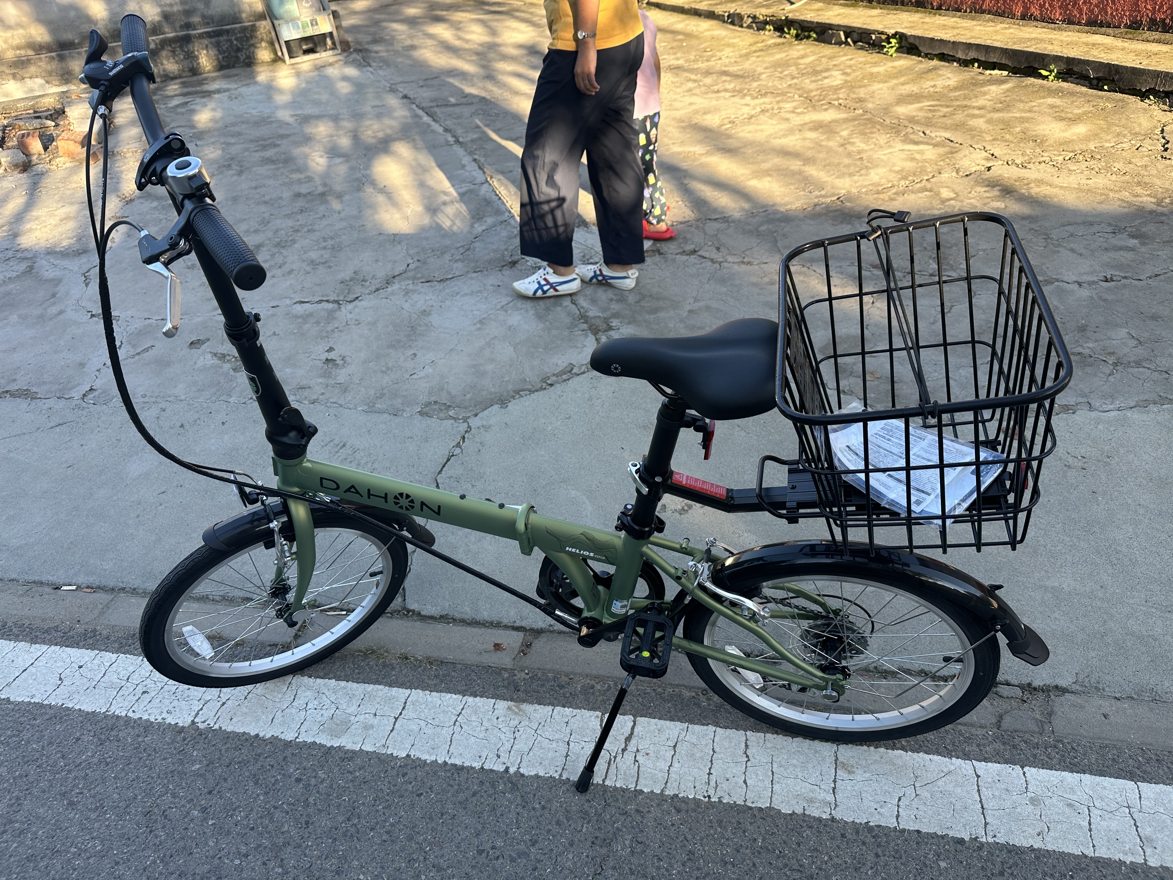大行（DAHON）D6经典折叠自行车20英寸6速折叠车成人男女士学生折叠单车KBC061 青草绿 实拍图