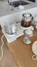 吉谷（K·KOU）底部上水烧水壶恒温电热水壶 烧水煮茶一体机茶桌茶台烧水壶高硼硅玻璃双壶煮茶嵌入式1L TC012A 实拍图