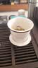 金镶玉茶杯三件套羊脂玉瓷家用陶瓷泡茶水分离马克杯礼盒装云中游 实拍图