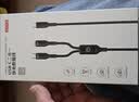 京东京造数据线二合一苹果17/16充电线PD100W/30W快充线一拖二头适用苹果全系安卓手机iPad平板笔记本 实拍图