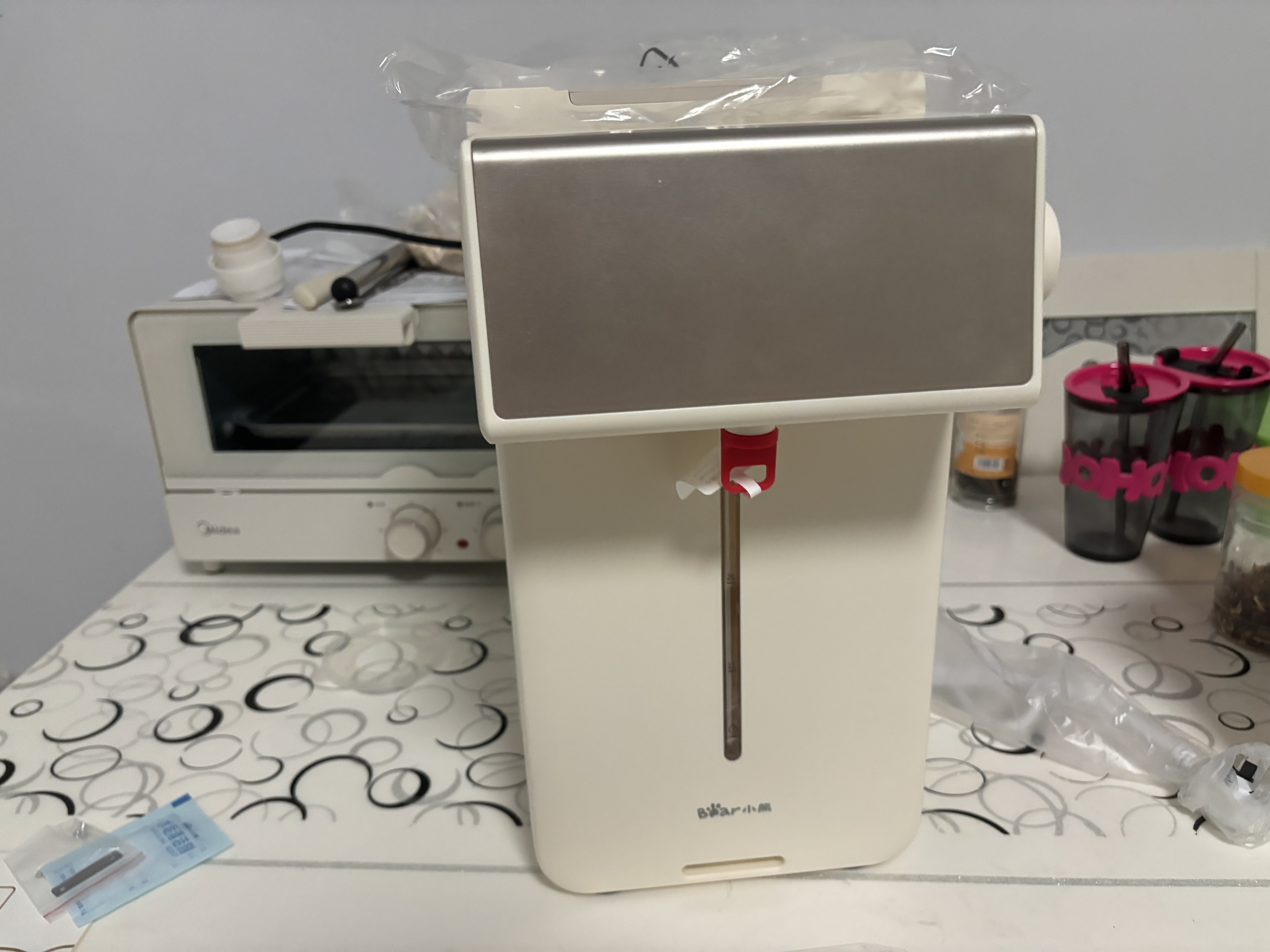 小熊（Bear）电热水瓶恒温饮水机家用电热水壶  烧水保温一体 5L分体水箱母婴ZDH-U50V2 实拍图