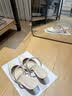 CHARLES&KEITH亮钻一字带尖头高跟穆勒拖鞋生日礼物送女友CK1-60920353 Cream奶白色 37 实拍图