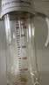贝亲（Pigeon）自然成长翻盖直饮吸管 大童奶瓶330ml 经典款 18月+  AA278 实拍图