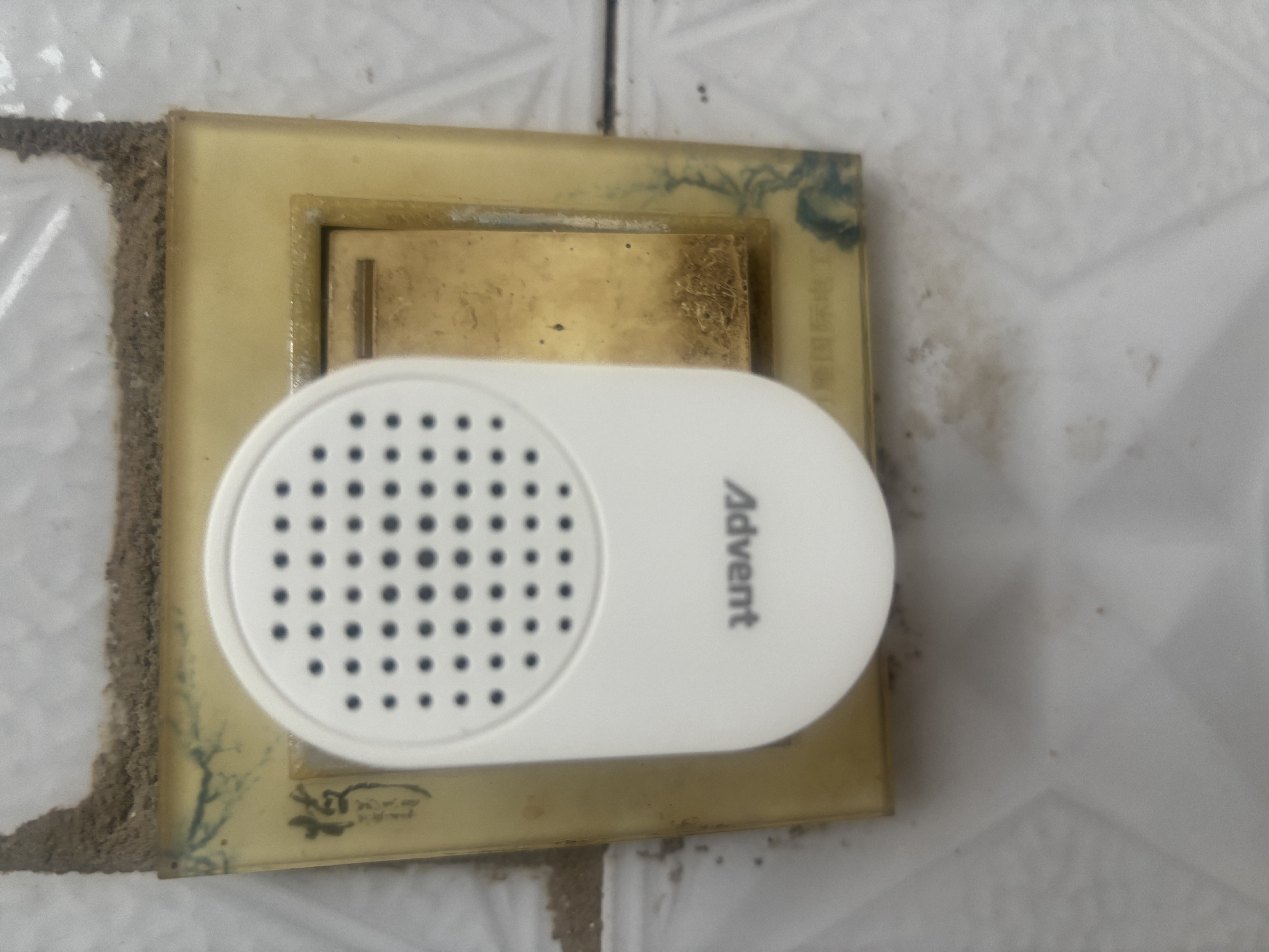 海得曼门铃不用电池自发电无线门铃防水家用呼叫器 FL-BLK-313 实拍图