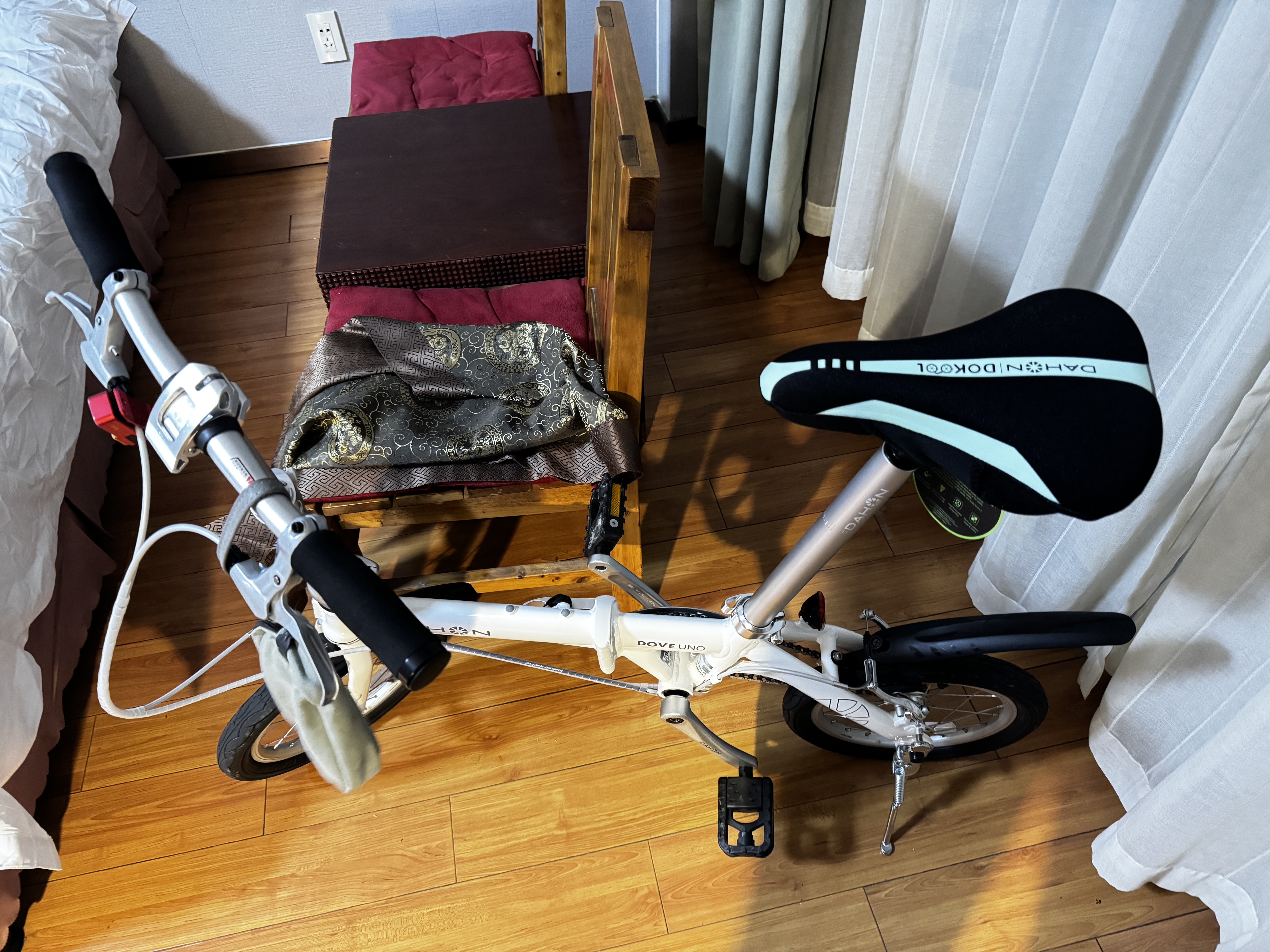 大行（DAHON）自行车p8k3d5坐垫套硅胶加厚加宽公路车座椅垫山地车座套骑行配件 薄荷绿 实拍图
