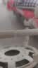 【热销爆款】儿童凳子亚克力万向轮滑轮矮凳儿童带娃小椅子小凳子 透明灰-儿童靠背小椅子 实拍图