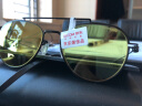 MontBlanc万宝龙男女款黑色镜框黄色镜片眼镜飞行员太阳镜墨镜男士MB0001S-009 56 都市轻质系列 晒单实拍图