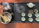 赣荣大板茶桌椅组合实木客厅茶几茶具套装一体新中式喝茶办公两用茶台 1.6M石盘茶桌1围椅4月牙椅 实拍图